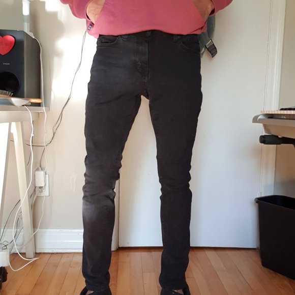 Denver Hayes Black Slim Fit/Skinny Jeans - Picture 7 of 7